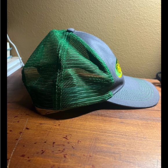 Title: John Deere Greenway Trucker Hat Snapback Cap - Picture 3 of 4